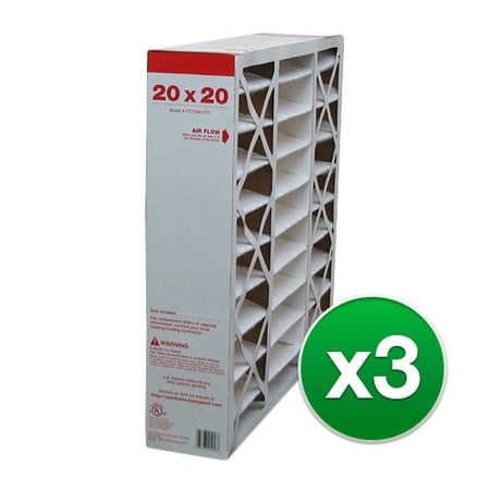 Replacement For Goodman MU2020 20x20x5 Furnace Air Filter- MERV 11 (3