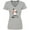 AC-Heather Grey, variant on Inktastic Sorry, I'm a Bit Moody Today Cute Cow Pun Women's V-Neck T-Shirt