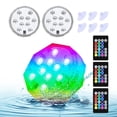 thumbnail image 1 of Case Pack Submersible LED Light with Remote Control RGB 15 Colors Waterproof Pond Light Underwater Light for Swimming Pool Hot Tub Party Vase Fish Tank, 1 of 8