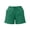 Green, variant on Elvqul Womens Summer Shorts Elastic Waistband Pull On Casual Short Sports Lounge Holiday Plus Size Beach Plain Short Pants for Women