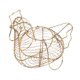 thumbnail image 3 of Cesta de huevo de pollo de metal Costilla de vegetales Decoración rústica Organizador de frutas Canasta de huevo en forma de pollo para la cocina Casa, 3 of 8