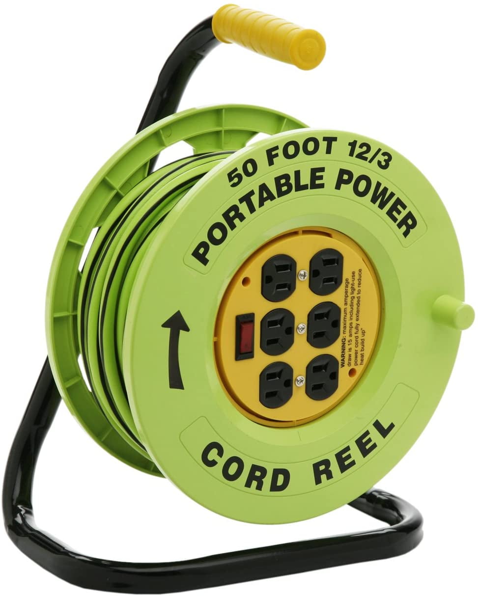 Woods E238 Retractable Extension Cord Reel