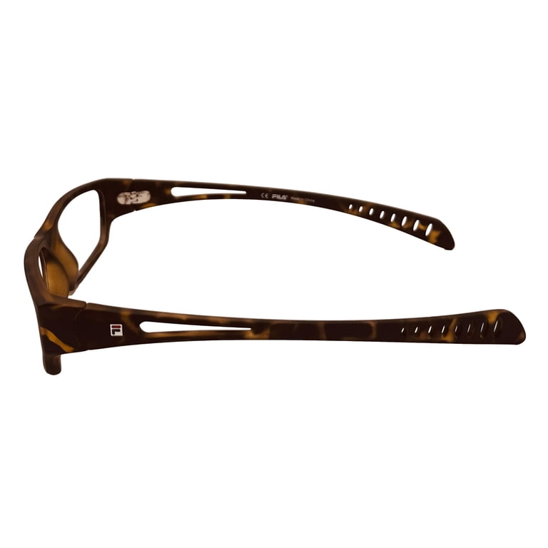 Fila Mens Matte Plastic Rectangle Eyeglass Frames F003 