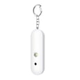 thumbnail image 2 of Llavero Seguridad Alarma Chica Corriendo Jogging Senderismo Supervivencia 130dB Sirena Personal Linterna interior con hebilla Dispositivo alarmante Blanco Methold HA011527-03B, 2 of 6