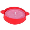 thumbnail image 2 of Bol à Maïs Soufflé, Moule à Maïs Soufflé Réutilisable Pliant avec Couvercle pour Four pour Réfrigérateur pour Micro-Ondes avec Poignée - Rouge, 2 of 8