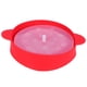 thumbnail image 2 of Cubo plegable de silicona para palomitas de maíz, recipiente para hacer palomitas de maíz con tapa, accesorio de cocina (con asa), color rojo, 2 of 14