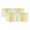 Lemon yellow white, variant on Lemon Yellow White Valances for Windows, Light Filtering Kitchen Curtain Valances 2 Panels, Gradient Vertical Stripes Geometric Rod Pocket Short Window Treatments for Living Room Bedroom 42"Wx12"L