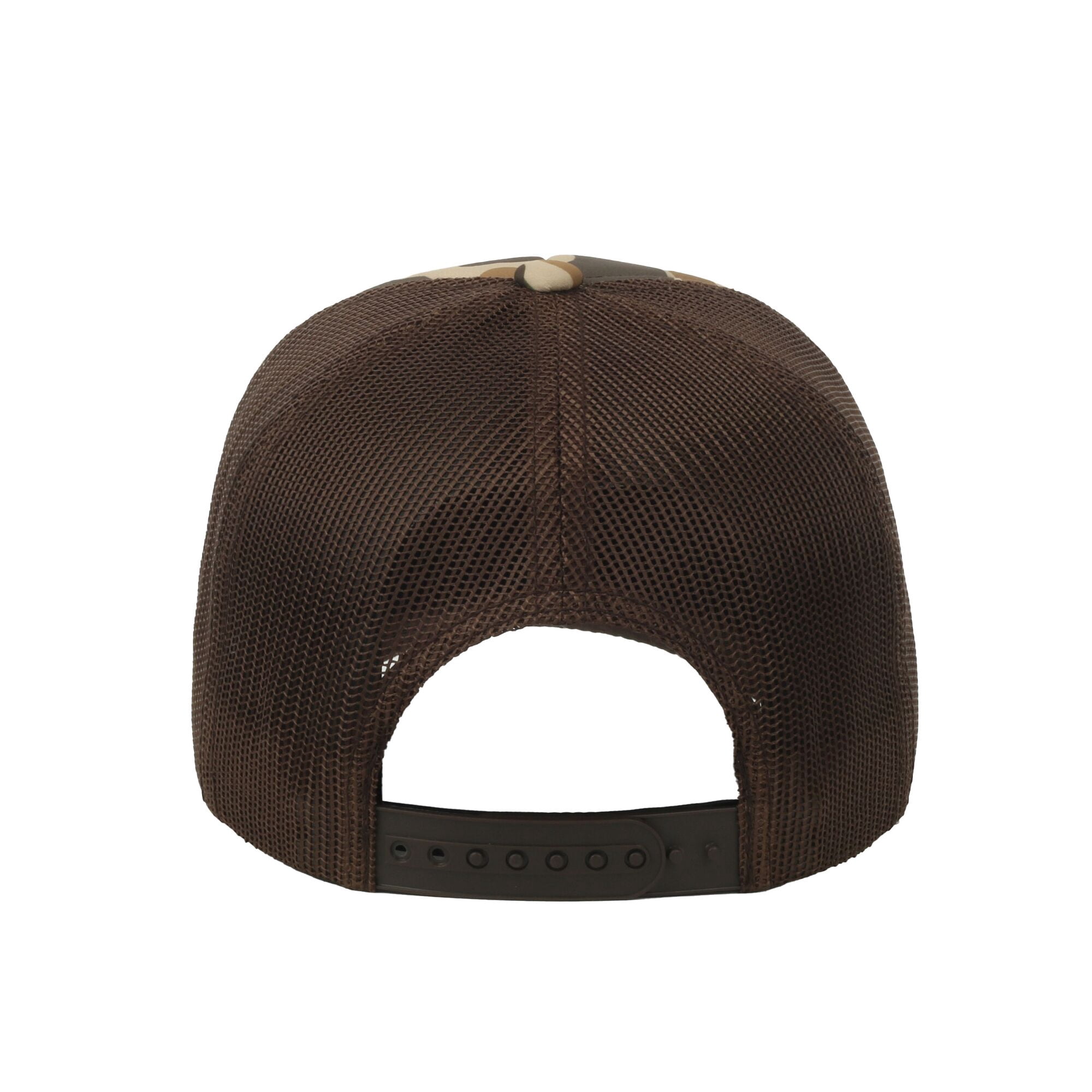 Outdoor Cap Woodland Camo 5-Panel Cap – Foam Front, Pre-Curved Visor, Snapback, One Size