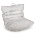 thumbnail image 2 of Big Joe Roma Bean Bag Chair, Moonstone Tessellation Lenox, Durable Woven Polyester, 3 feet, 2 of 9
