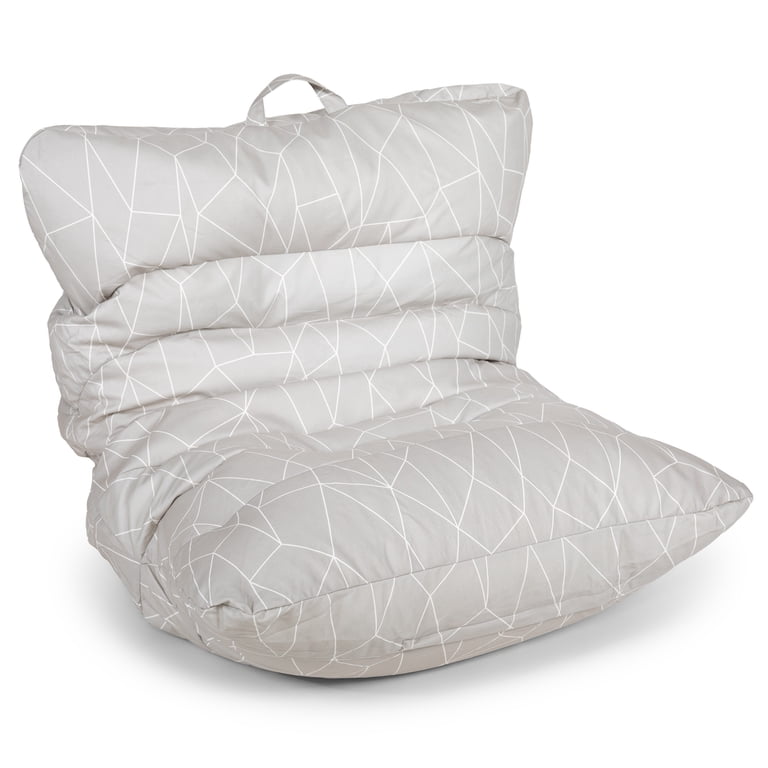 Big Joe, Bean Bag Chair, 3 feet, Moonstone Tessellation Lenox Big Joe, Bean Bag Chair, 3 feet, Moonstone Tessellation Lenox