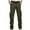 A-Olive Green, variant on Mens Jeans Solid Color Work Pants Casual Cotton Washed Straight Leg Denim Trousers D-Gray