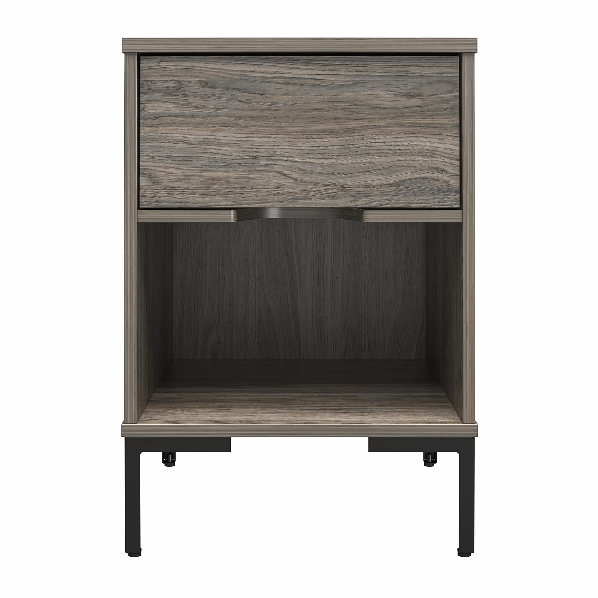 Ameriwood Home Rolland Nightstand, Weathered Oak