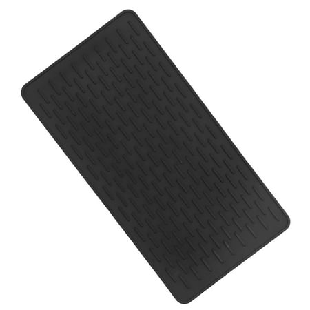 

Heat Insulation Pad Silicone Insulation Pad Protection Function Safe Handling Black Rectangle Flexible Enough Heat Resisting For Kitchen Tools