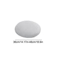 thumbnail image 2 of Elastic Round Linen Bar Stool Cover Fits 12-15 Inch Cushions for Office and Salon Swivel Stools, 2 of 5