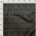 thumbnail image 2 of oneOone Organic Cotton Poplin Twill Fabric Stripe & Swirl Ikat Print Fabric By The Yard 42 Inch Wide, 2 of 4