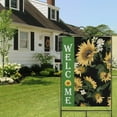thumbnail image 4 of Spring Summer Sunflower Garden Flag 28x40 Inch Double Side for Outdoor Courtyard Garden Decor Flowers Welcome Holiday Flag for Outside Decoration, 4 of 6