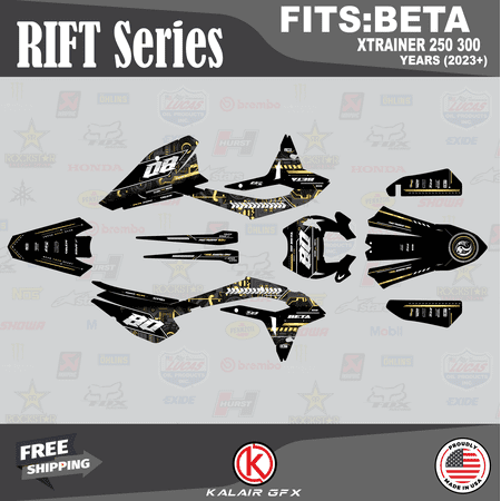 Kalair GFX Graphics Kit for Beta XTRAINER 250 and XTRAINER 300 (All Years) Rift Series Kalair GFX Graphics Kit for Beta XTRAINER 250 and XTRAINER 300 (All Years) Rift Series