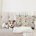 thumbnail image 4 of Ambesonne Fox Throw Pillow Cover 2 Pack, Funny Garden, 20", Turquoise Orange Brown, 4 of 5