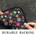 thumbnail image 6 of Black Daisy Flower Pattern Door Rugs,Washable Non Slip Door Mats Indoor,Decorative Door Mats,Entry Mat Indoor for Entrance,Bedroom,Kitchen,Bathroom,30"x17", 6 of 6