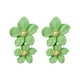 thumbnail image 1 of Moda Nueva Pendientes Europea y Personalidad Tendencia Color Doble Capa Flor Studs Dulce Pendientes, 1 of 5