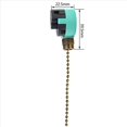 thumbnail image 4 of Interruptor Ventilador del Techo 8 Piezas Oreja ZE-268S6, 3 Velocidades, 4 Cables, Control Velocidad, Cable Cadena TraccióN, ElectrodoméSticos, Piezas Interruptor (Bronce), 4 of 6