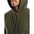 thumbnail image 6 of Wrangler Workwear Men's Thermal Waffle Knit Pullover Henley Hoodie, Size S-5XL, 6 of 8