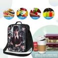 thumbnail image 4 of Wednesday Lunch box Insulated Soft Cartoon Wednesdays Lunch Bag Mini Cooler Outdoor Picnic Thermal Meal Tote for Men Women, 4 of 4