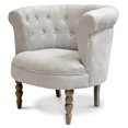thumbnail image 2 of Henryka Grey Micro Fiber Armchair, 2 of 3