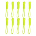 thumbnail image 1 of Wweixi 10Pcs Zipper Pulls Zippers Extension Strap Slider Nylon Cord Broken Fixer Zip Rope Replacement for Backpacks Jackets Fluorescent Green, 1 of 4