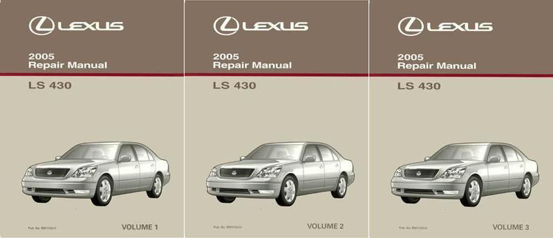 Bishko OEM Repair Maintenance Shop Manual Bound for Lexus LS 400 1994 