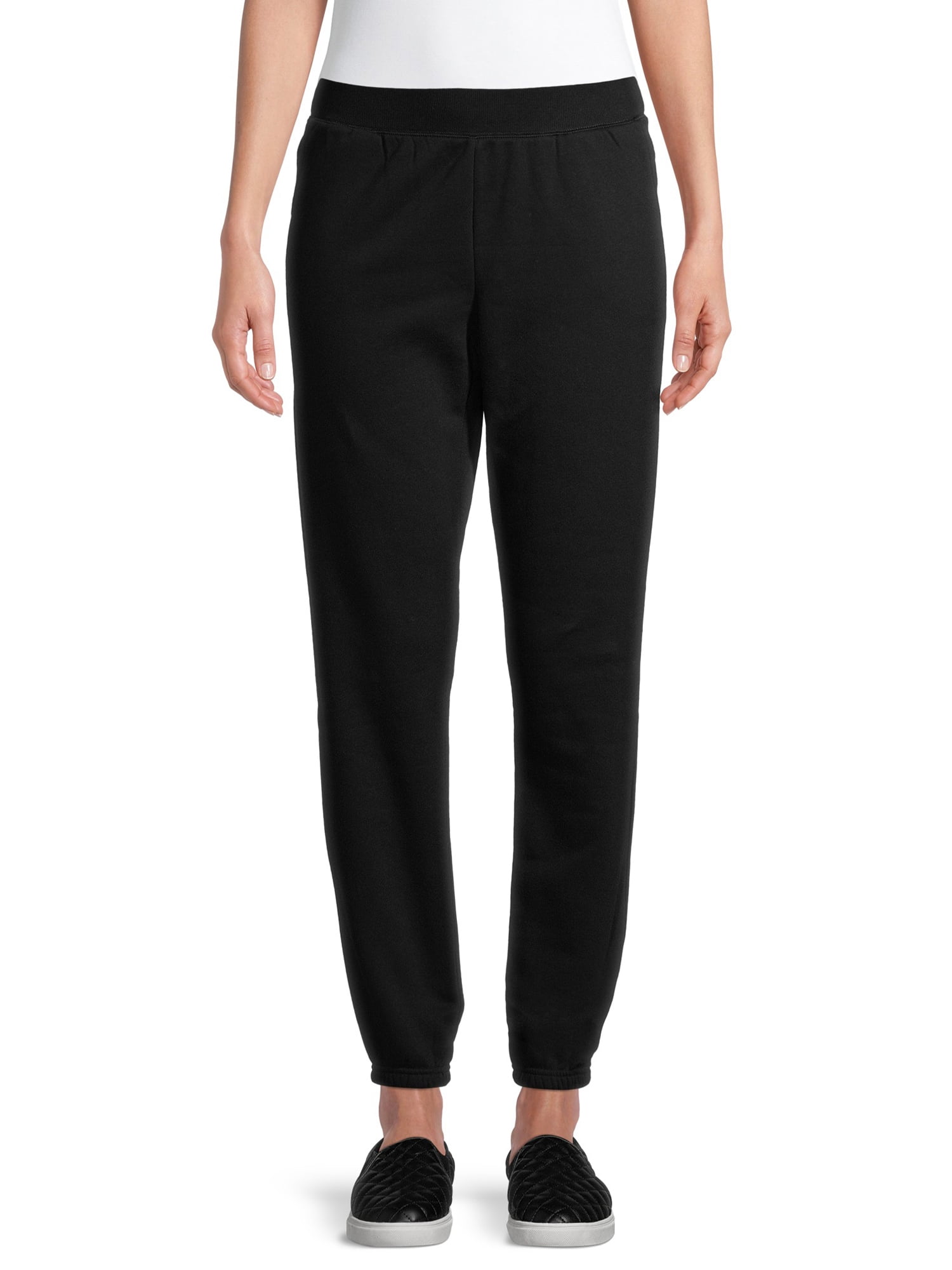 Time and Tru Women's Fleece Cinch Pants - Walmart.com