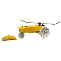 Nelson RainTrain 13500 sq ft Traveling Lawn Sprinkler, Rust Resistant Cast-Iron Body