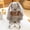 brown Stripes gray, variant on Cute Floppy Ear Bunny Stuffed Animal Set, Soft Fluffy Rabbit Plush Toys for Kids Bunny Lovers & Gifts