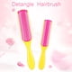 thumbnail image 4 of 9 filas desenredar cepillo para el cabello salón de peluquería cuero cabelludo masajeador recto rizado peine mojado, 4 of 6