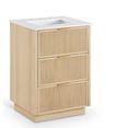 thumbnail image 3 of Meridian Furniture Willard 24" Natural Engineered Stone Bathroom Vanity, 3 of 13