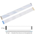 thumbnail image 3 of Unique Bargains FFC Cable 0.5mm Pitch 40 Pin 200mm Flat Ribbon Cable for LCD Screen B Type 2 Pack, 3 of 6