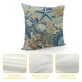 thumbnail image 4 of Pillow Covers Inch Set of Starfish Ocean Themed Beach Decor Throw Pillows Nautical Outdoor Decorative Cushion Cases for Couch Decorations, 4 of 5
