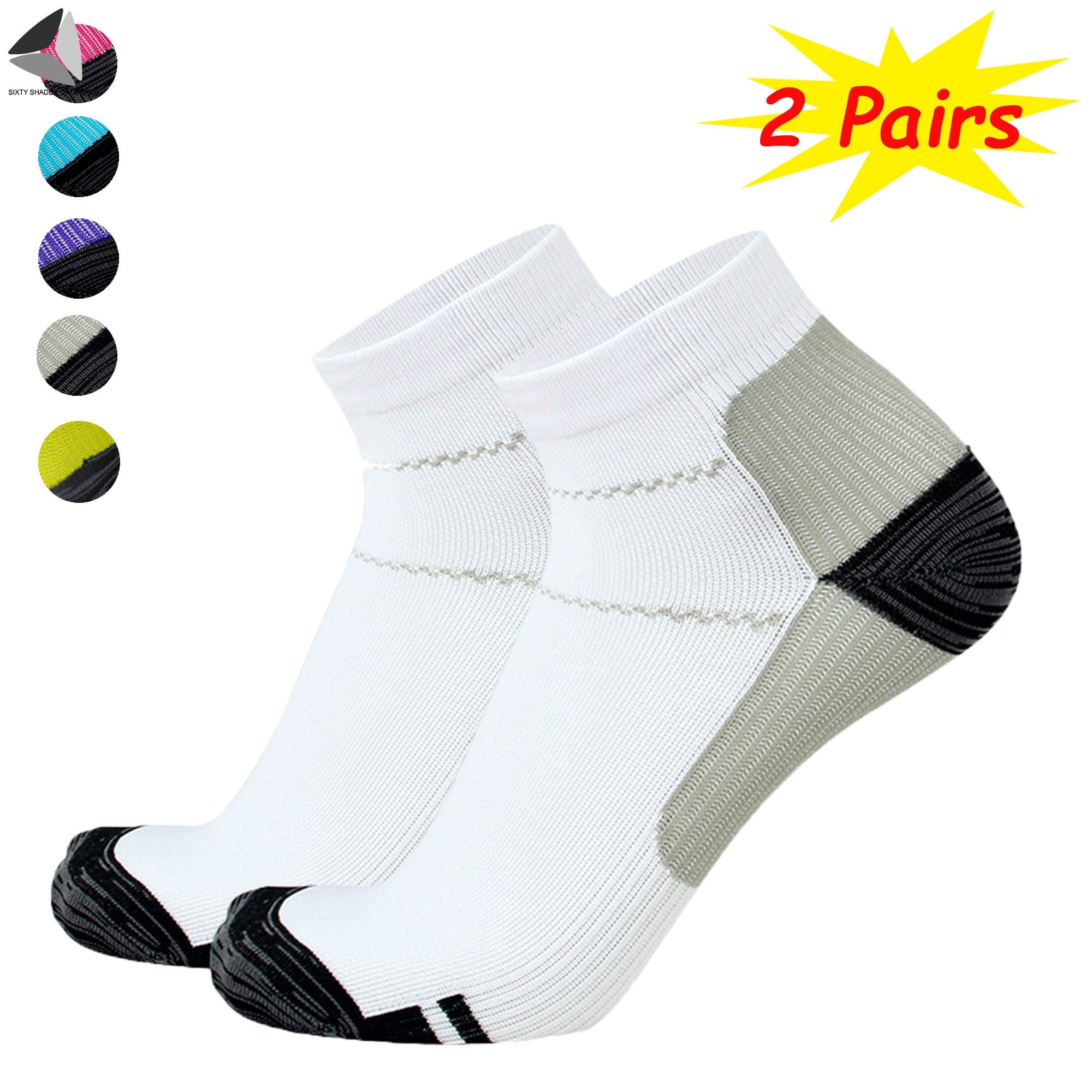 2Pairs Women Candy Color Warm Cotton Blend Ankle Socks Sports Casual Short Socks 
