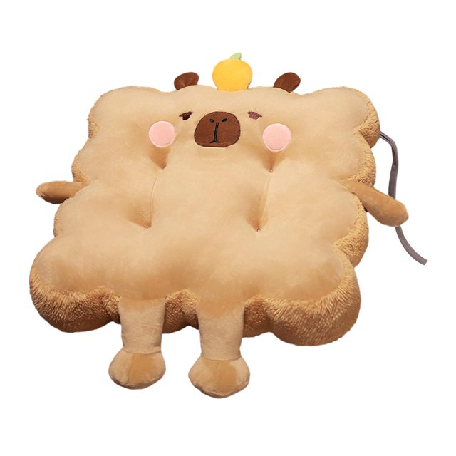 Coussin de Chaise Capybara, Coussin de Siège Capybara pour Chaise de Bureau, Maison, Marron