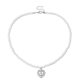 thumbnail image 1 of Exquisita cadena de clavícula de perla con forma de corazón para colgante de cruz, collar de regalo para mujer G---Código de producto 55643 A, 1 of 5