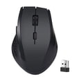 thumbnail image 1 of 2.4Ghz Wireless Mouse 800dpi/1200dpi Adjustable Computer Pc Gaming Mouse With Usb Receiver Laptop Accessories black, 1 of 4