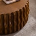 thumbnail image 4 of Drum Fluted Modern Round Coffee Table, Mid Century Circle Center Coffee Tables with Sturdy Pedestal, for Bedroom Apartment Living Room Farmhouse., 4 of 6