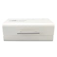 thumbnail image 1 of Bread Bin, Bread Container Large Capacity Wear resistant Save Countertop Space  With Clamshell Door For Home Kitchen For Office White, 1 of 8