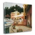 thumbnail image 2 of Tangletown Fine Art Morning Stroll - Portofino By George Bates,  Gallery Wrap Canvas 33 x 25, 2 of 2