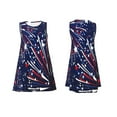 thumbnail image 7 of Fotbe Red White Blue Fireworks 1 Pattern Women’s Summer Tank Midi Dress – Sleeveless A-Line Dress, Floral T-Shirt Dress, Casual Flowing Beach Sundress, 7 of 7