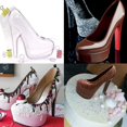 thumbnail image 4 of Molde para zapatos de tacón alto, molde de chocolate con tacón 3D con 3 clips para decoración de pasteles, gelatina, fondant, molde para hornear, 4 of 5