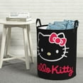thumbnail image 5 of Hello Kitty Laundry Hamper, Dirty Clothes Hamper Storage Basket for Bathroom Bedrooms, Circular Hamper with Handles, Gifts for Boys Girls Men Women, 5 of 8