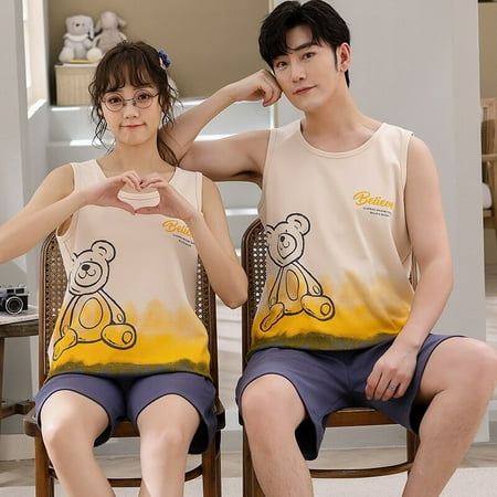 

Pijama Sin Chan Man Pajama Sinchan Cotton Summer Short Sets Japanese Pajamas for Couples Man and Woman Sleepwear 2022
