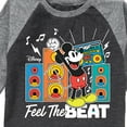 thumbnail image 3 of Disney - Mickey Feel The Beat - Toddler & Youth Raglan Graphic T-Shirt, 3 of 4
