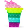thumbnail image 1 of Jumbo Pop juguete sensorial de gran tamaño YONGSHENG Boba Tea Popper Fidget cuadrado de silicona Rainbow Popping, 1 of 5